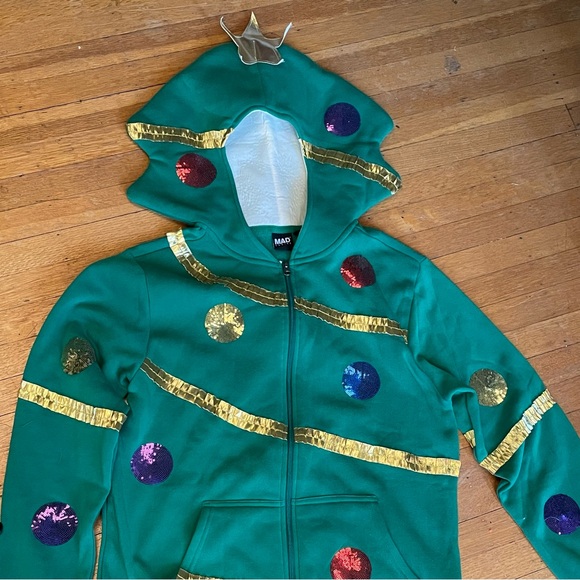 Decorated Christmas Tree sweat shirt - Picture 4 of 11